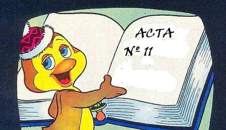 ACTA Nº 11 NEGOCIACIÓN CONVENIO