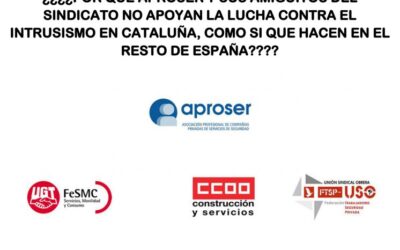APROSER Y SUS SÍNDICO/AMIGOS