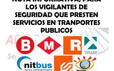 VS QUE PRESTEN SERVICIO EN TRANSPORTES PUBLICOS