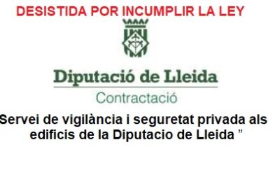 LICITACIÓN IMPUGNADA EN LLEIDA