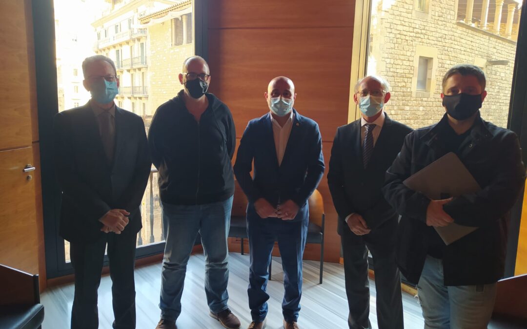 REUNION CON EL SUBDELEGADO DEL GOBIERNO EN BARCELONA