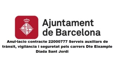 AYUNTAMIENTO DE BARCELONA, VUELVE A EQUIVOCARSE