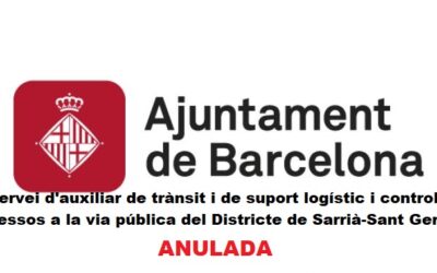 Otra “Licitació Ajuntament Barcelona” ANULADA