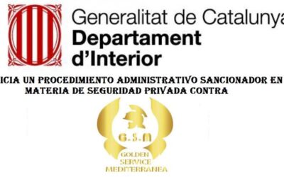 GOLDEN SERVICE MEDITERRANEA SANCIONADA DGAS