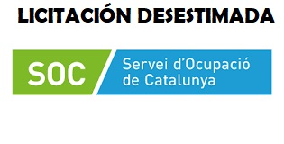 DESESTIMADA LICITACIÓN DEL SOC