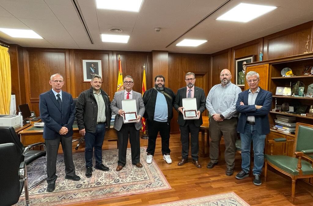 Entrega de Placas a la Plana Mayor de la Guardia Civil en Cataluña