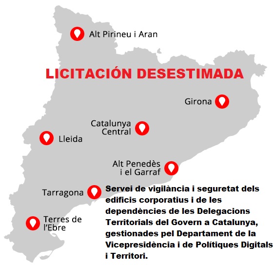 ANULADA LICITACIÓN DEPARTAMENT TERRITORI