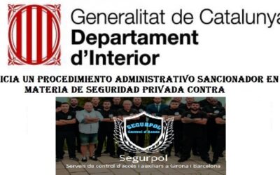 PROCEDIMIENTO SANCIONADOR CONTRA SEGURPOL