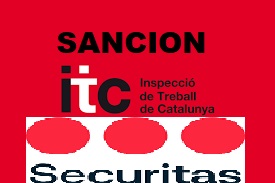 INSPECCIÓN DE TRABAJO SANCIONA A SECURITAS BCN