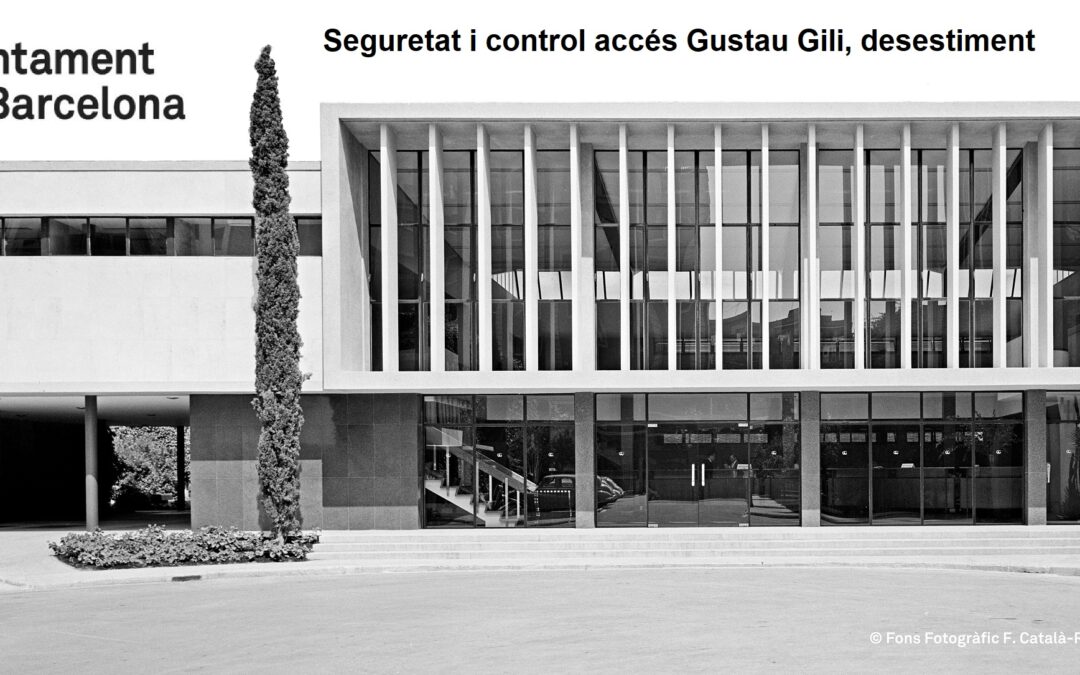Desestimada licitación Gustau Gili, Ajuntament de Barcelona