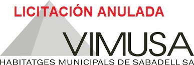 ANULADA LICITACIÓN Habitatges Municipals de Sabadell, S.A.
