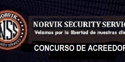 URGENTE: RECLAMACIÓN DEUDA AL CONCURSAL DE NORVIK SECURITY SERVICES, SOLO SEGURIDAD. NORVIK AUXILIARES NO HA PRESENTADO CONCURSO