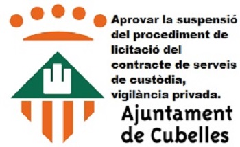 TUMBADA LICITACIÓN AYUNTAMIENTO DE CUBELLES
