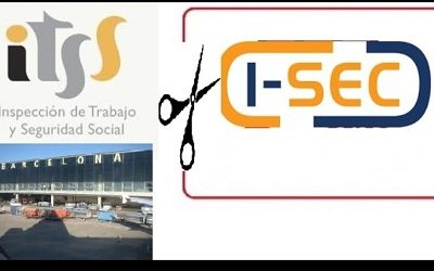I-SEC AVIATION SECURITY, S.L. AEROPUERTO DE BARCELONA, SANCIONADA POR VULNERAR LA LEY PRL