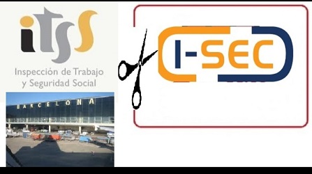 I-SEC AVIATION SECURITY, S.L. AEROPUERTO DE BARCELONA, SANCIONADA POR VULNERAR LA LEY PRL