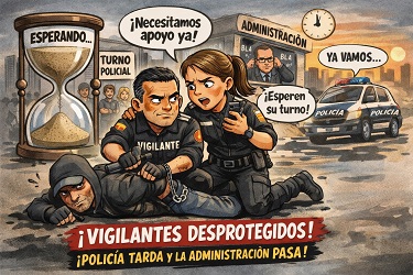 Desprotección tras una intervención: los Vigilantes no podemos esperar turno