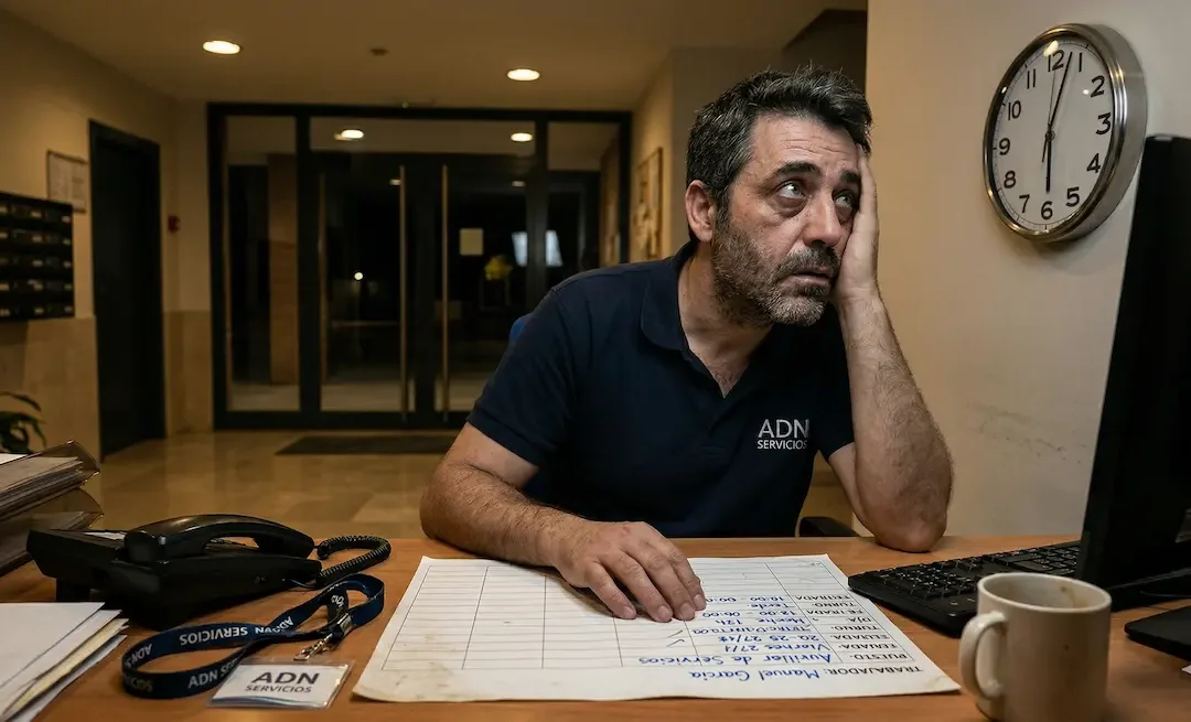 Descanso legal entre jornadas y turnos de 12 horas para Auxiliares de Servicios