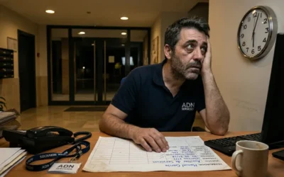 Descanso legal entre jornadas y turnos de 12 horas para Auxiliares de Servicios