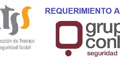 GRUPO CONTROL REQUERIDA POR LA INSPECCIÓN DE TRABAJO