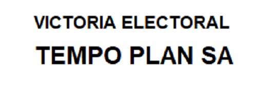 VICTORIA ELECTORAL EN TEMPO PLAN S.A