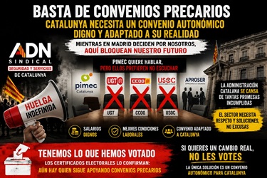 ¡BASTA YA DE CONVENIOS PRECARIOS!