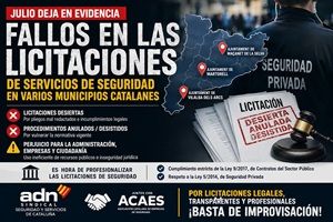 Deficiencias en las licitaciones de seguridad de municipios catalanes
